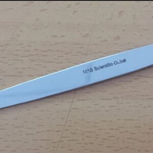 Spatula Stainless Steel, One End Spoon, Other Flat End, 300mm- MAS 1112.300