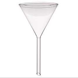 glass funnel plain 50mm -MAS 1781