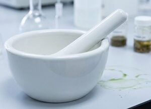 Porcelain Mortel and Pestle 100 mm – MAS 1801-100