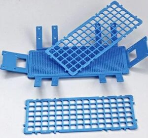 Test Tube Rack Polypropylene Plastic, Autoclavable, 3 Tier Rack - MAS 1067