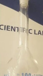 Volumetric Flask Class B with Plastic Stopper 100ml – MAS 1250-100